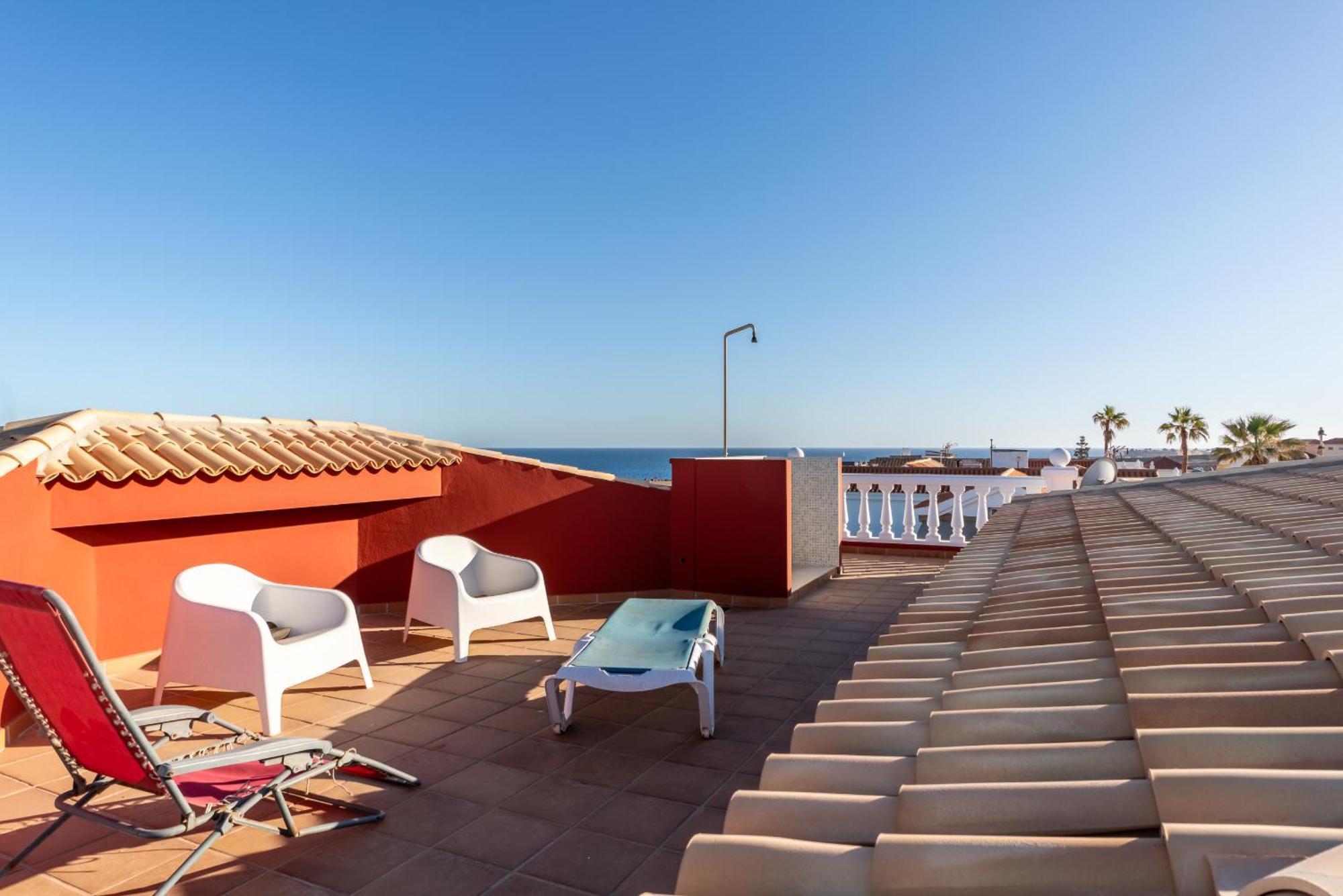 Villa Oceana - Cliffside Retreat 科斯塔德安提瓜 外观 照片