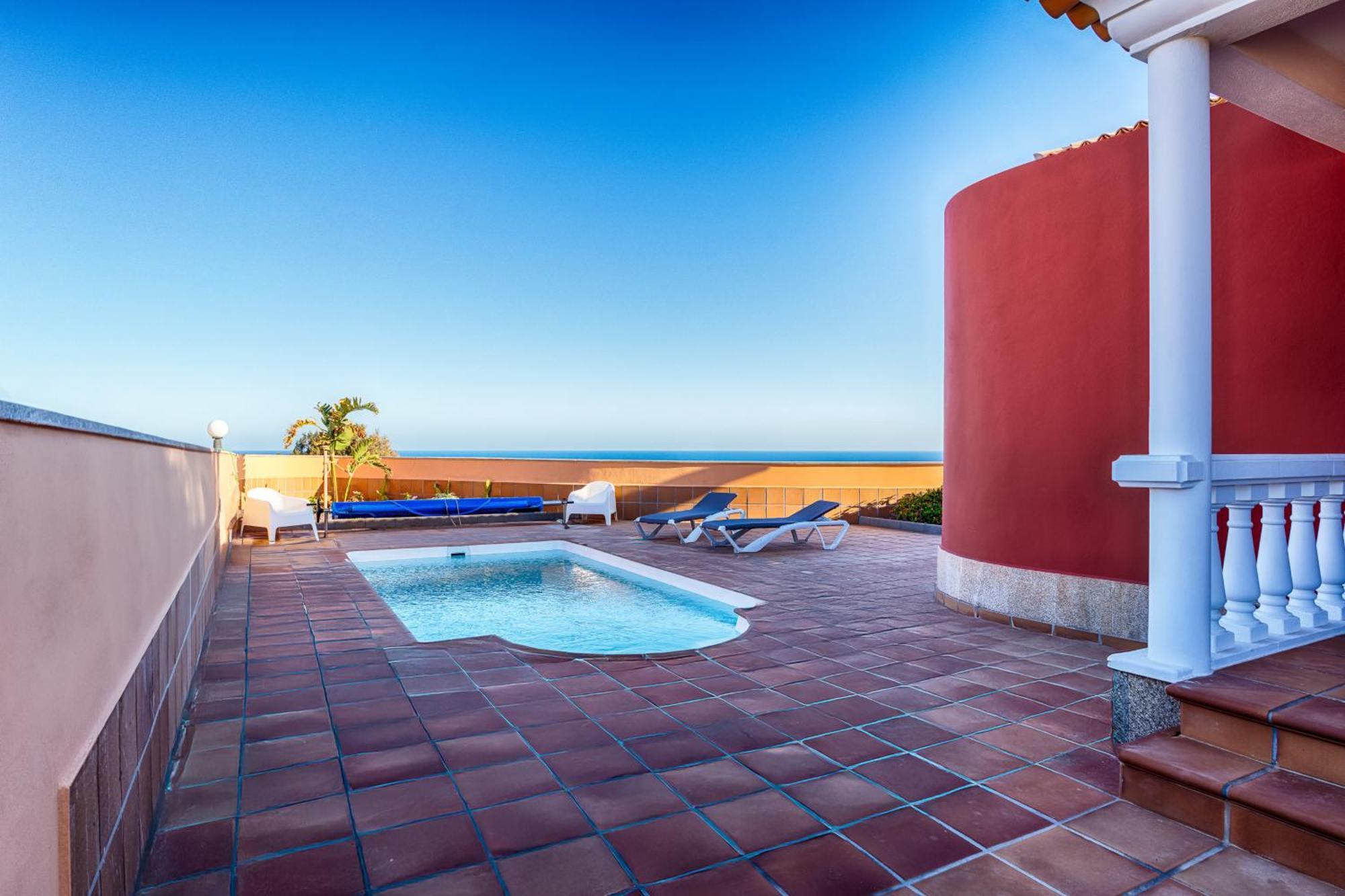 Villa Oceana - Cliffside Retreat 科斯塔德安提瓜 外观 照片